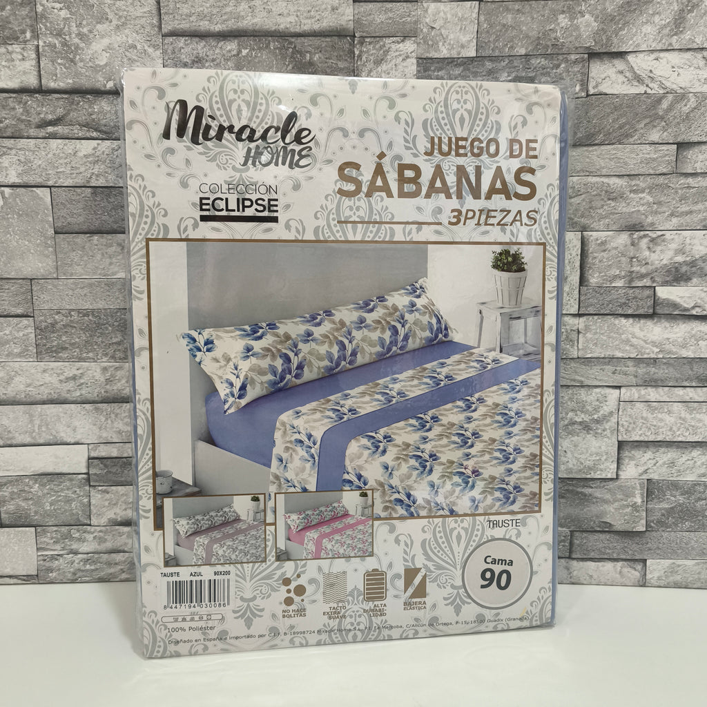 Juego de sábanas TAUSTE azul