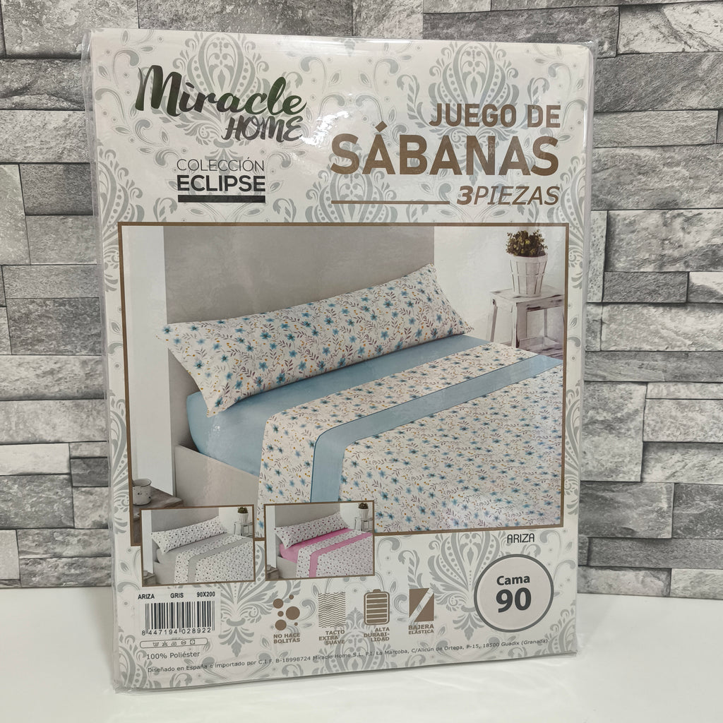 Juego de sábanas ARIZA azul