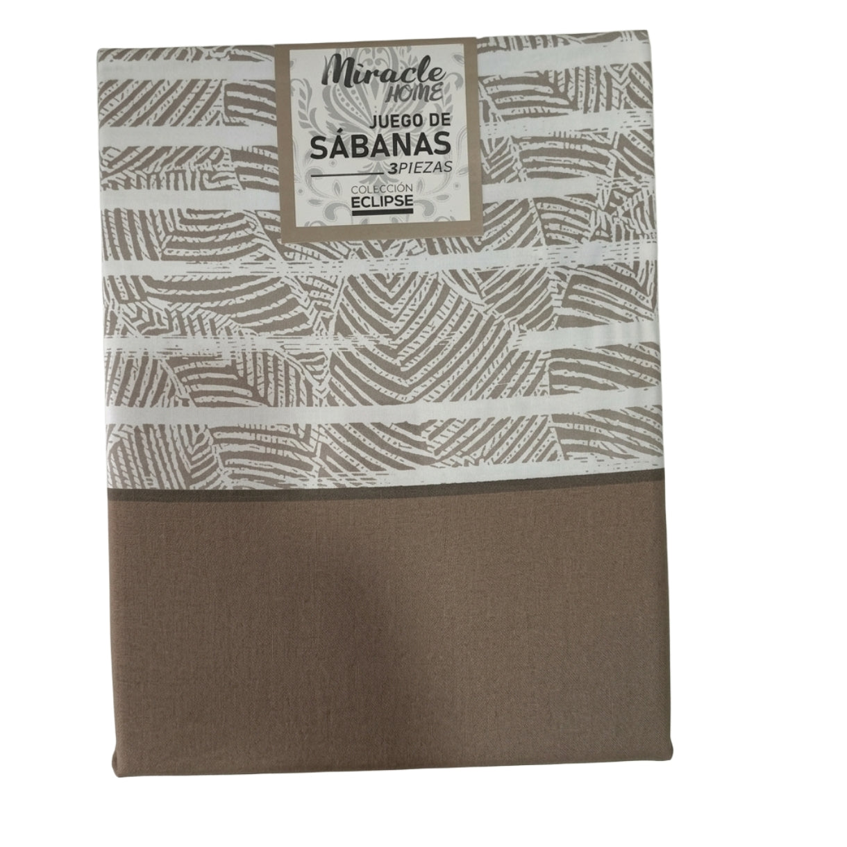 Juego de sábanas VEIGA tostado