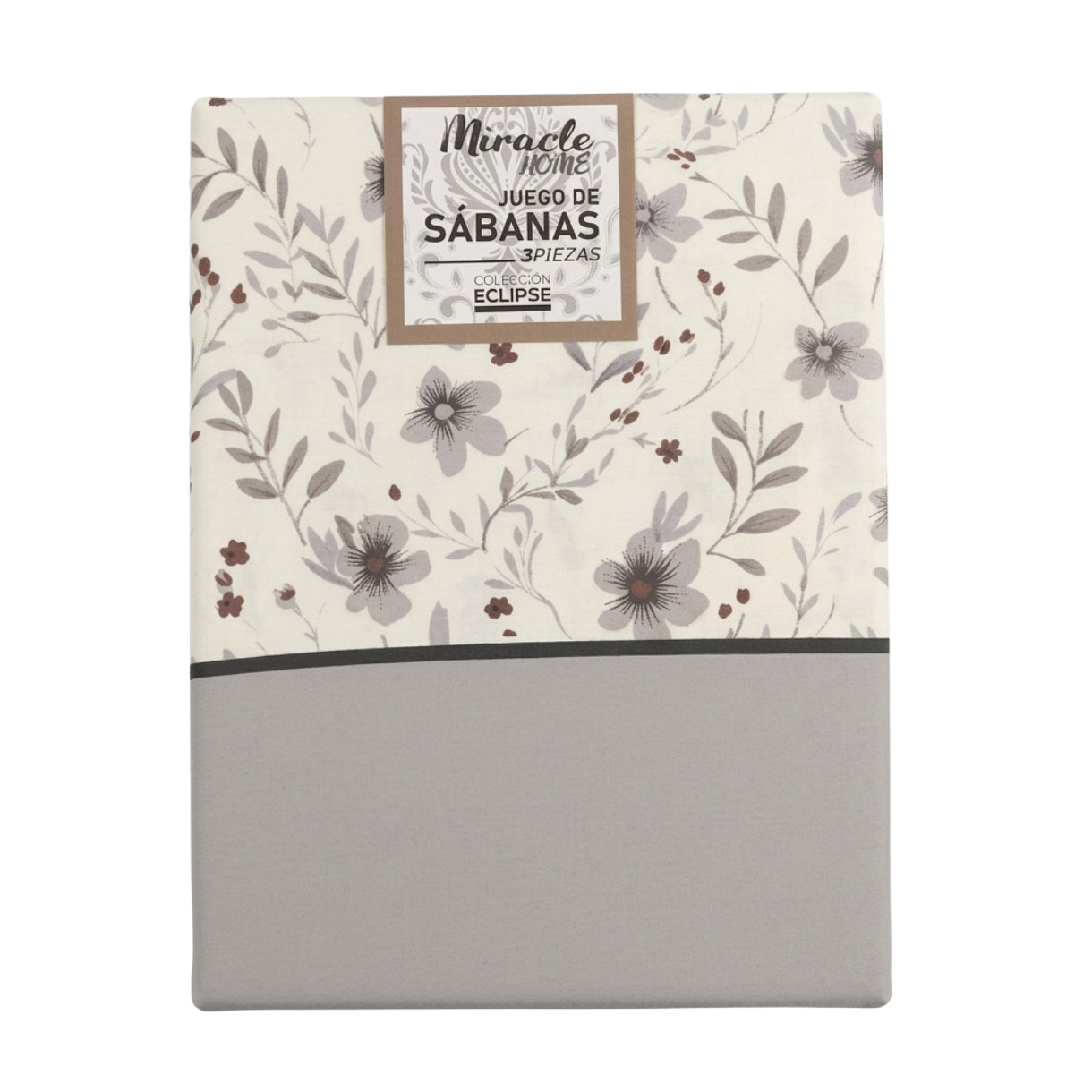 Juego de sábanas ARIZA gris