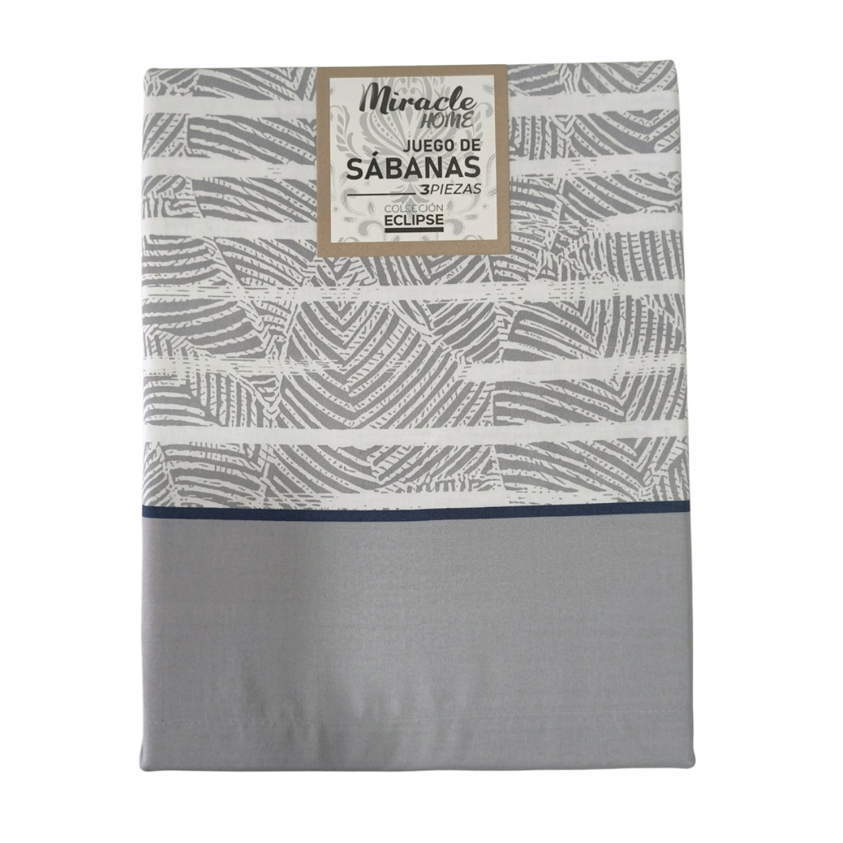 Juego de sábanas VEIGA gris