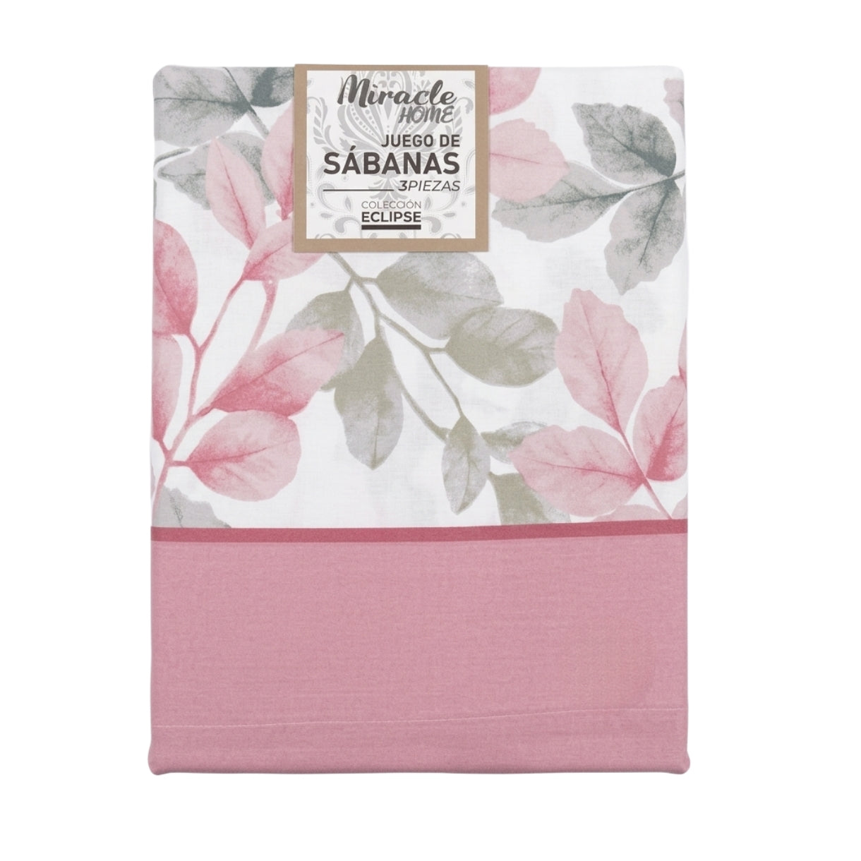 Juego de sábanas TAUSTE rosa